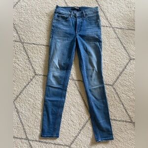 Express denim jeans, stretch high rise